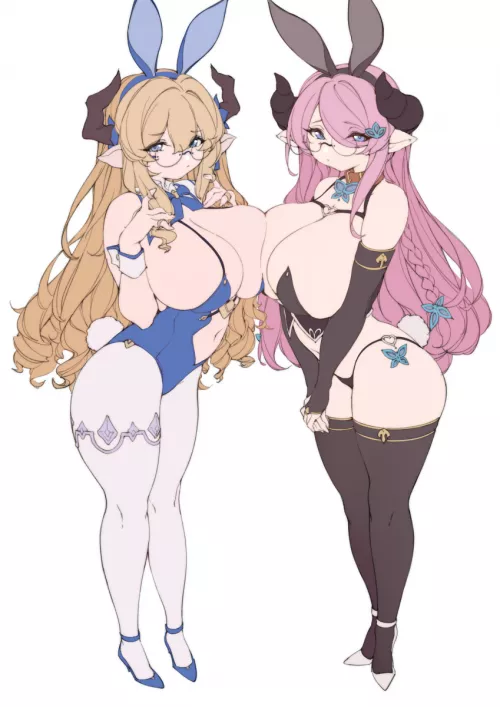 Shortstack Bunnies (Lamsass) [Granblue Fantasy] by GingerGentleman