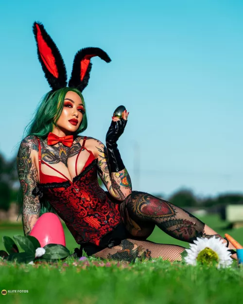 Shotzi as a bunny by multiano_x