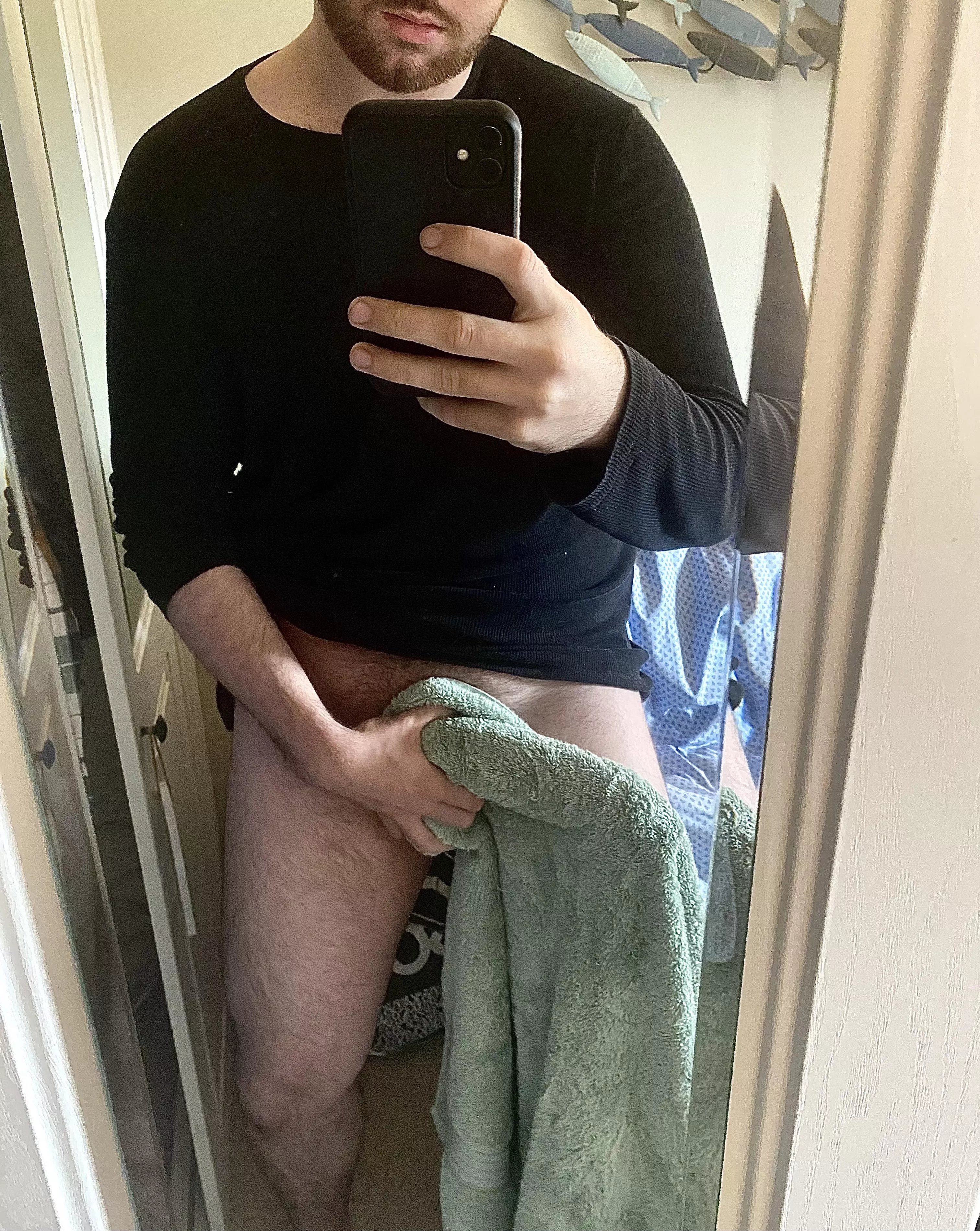 Should I drop the towel?? DM to see it off 😜😘 posted by Yourdreamshlong