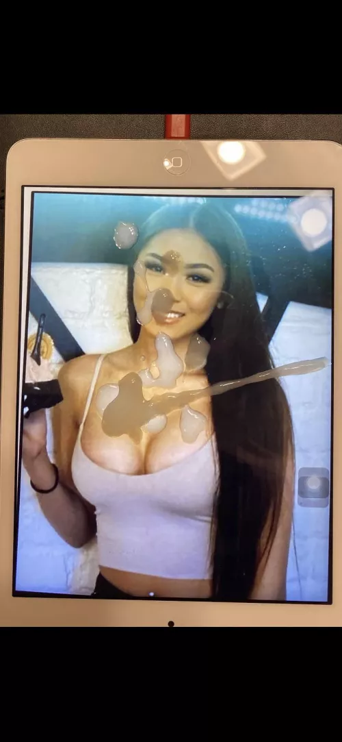 Should I keep covering her with my cum until she’s unrecognizable? by kneeltam