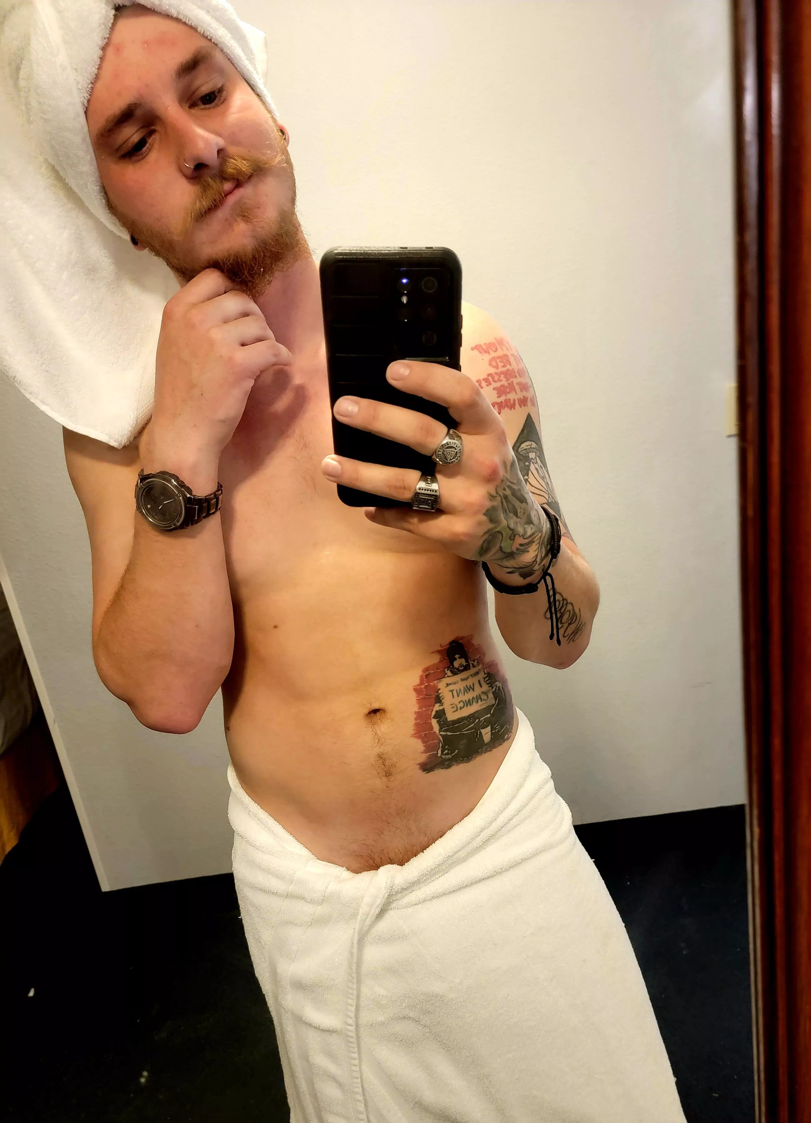 Should I lose the towel? posted by Loveyourlife129