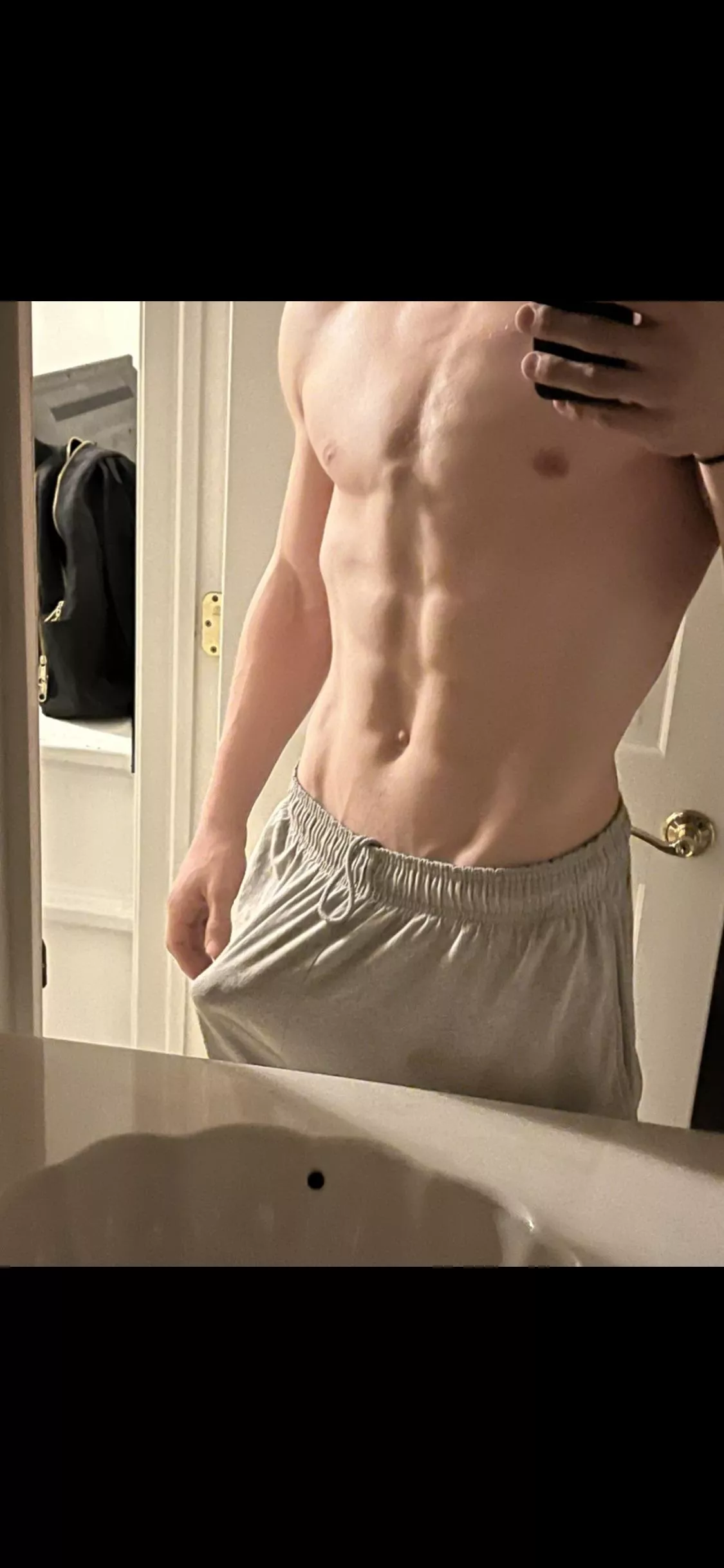 Should I pull them down? posted by a__healthy__cock