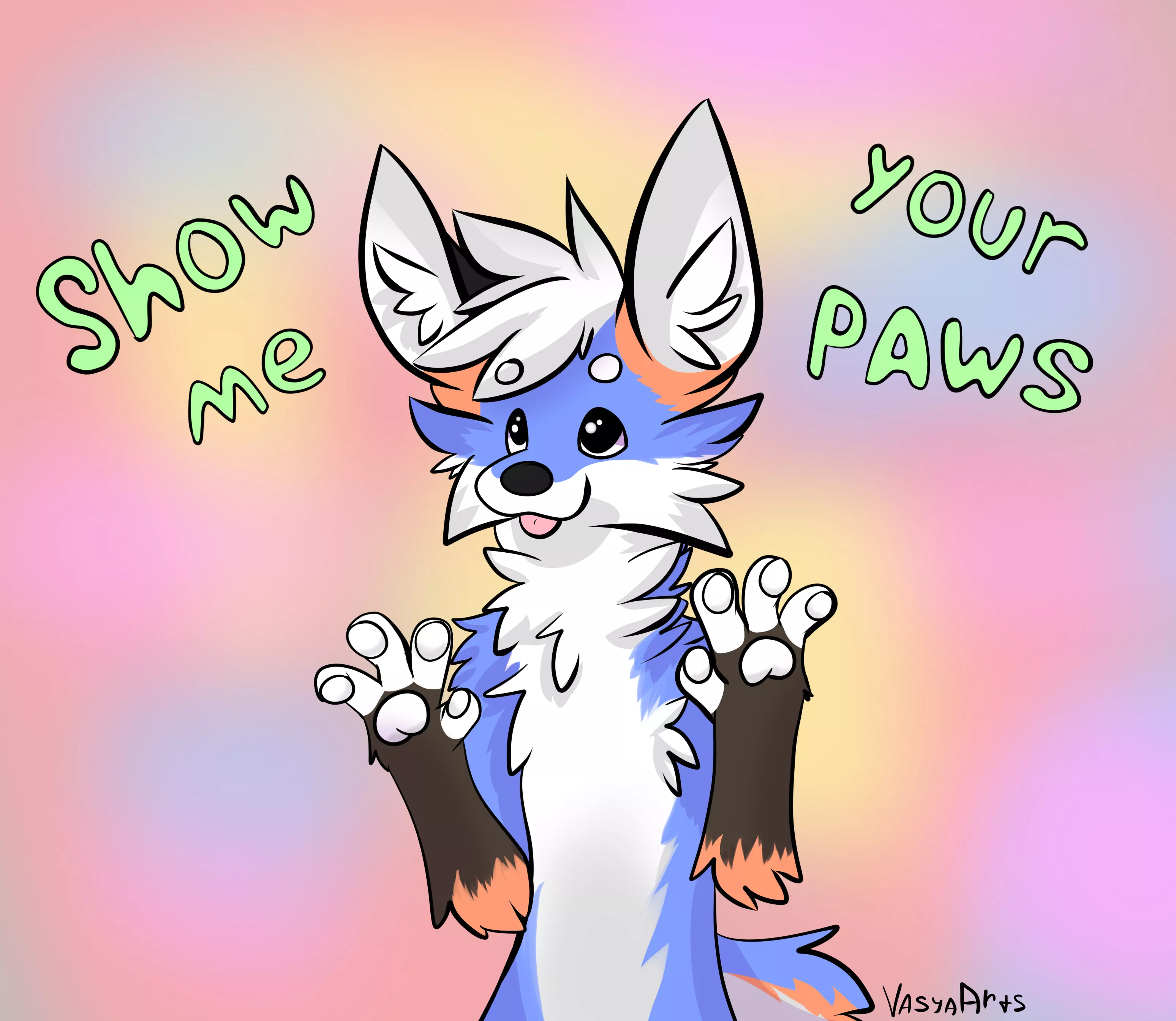 Show me your paws posted by VasyaArts