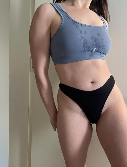 Shower after gym by tangentomycurves