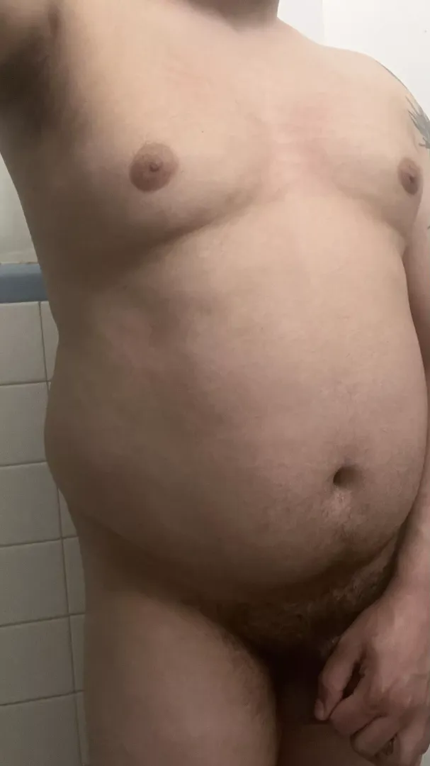 Shower to start my day by nycbearpapi