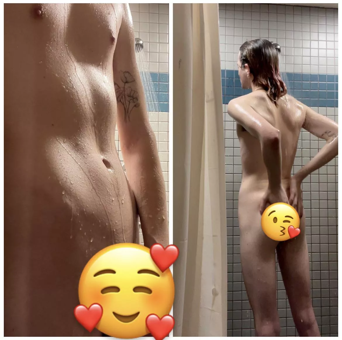 showering is always fun when you have another person with you. who wants to join? (20) 💜 posted by mightbegreen