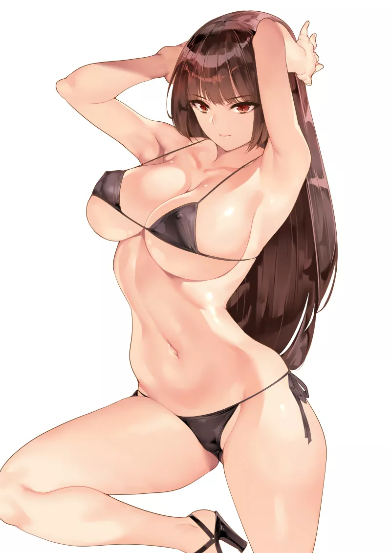 Showing her bikini posted by konosubaa002