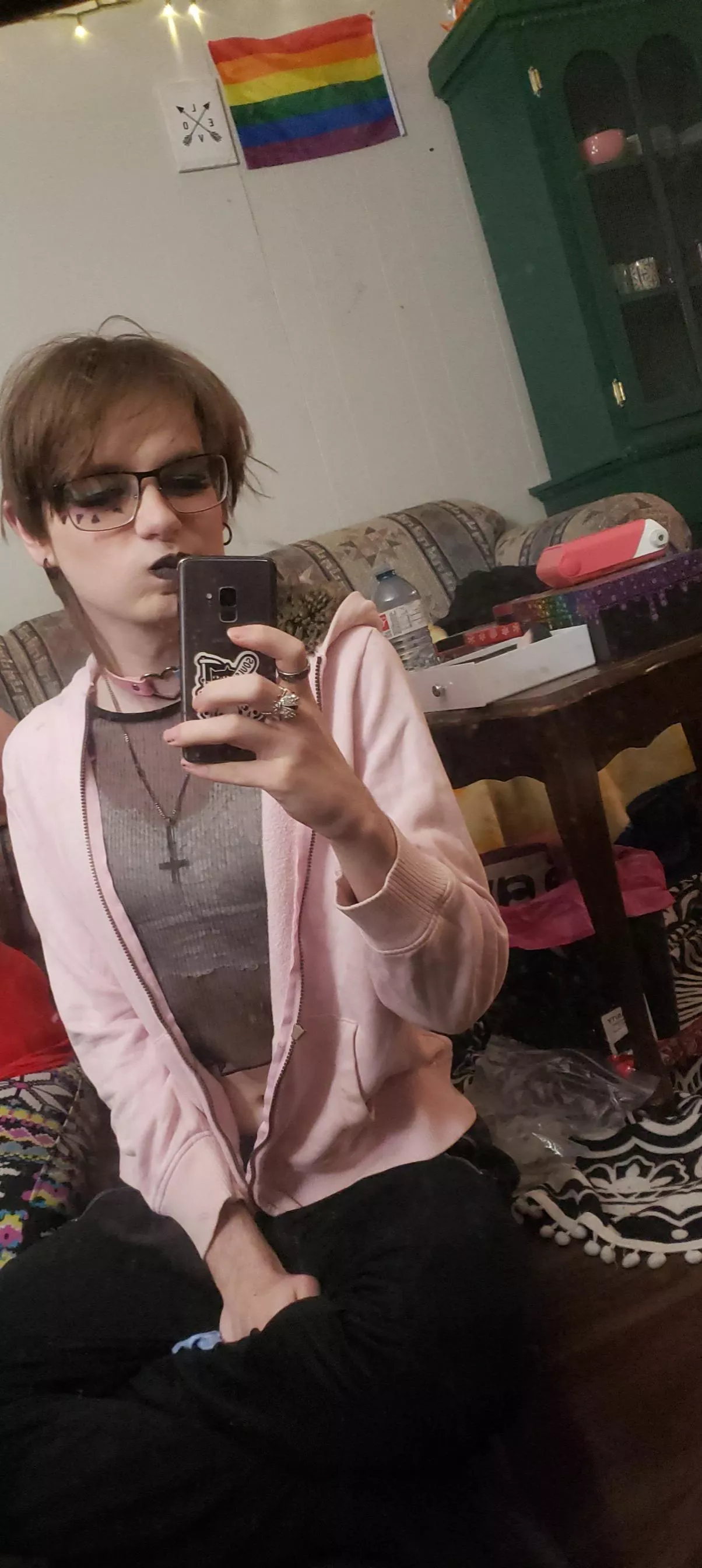 showing my scary punk side >:3 posted by somethingcute03