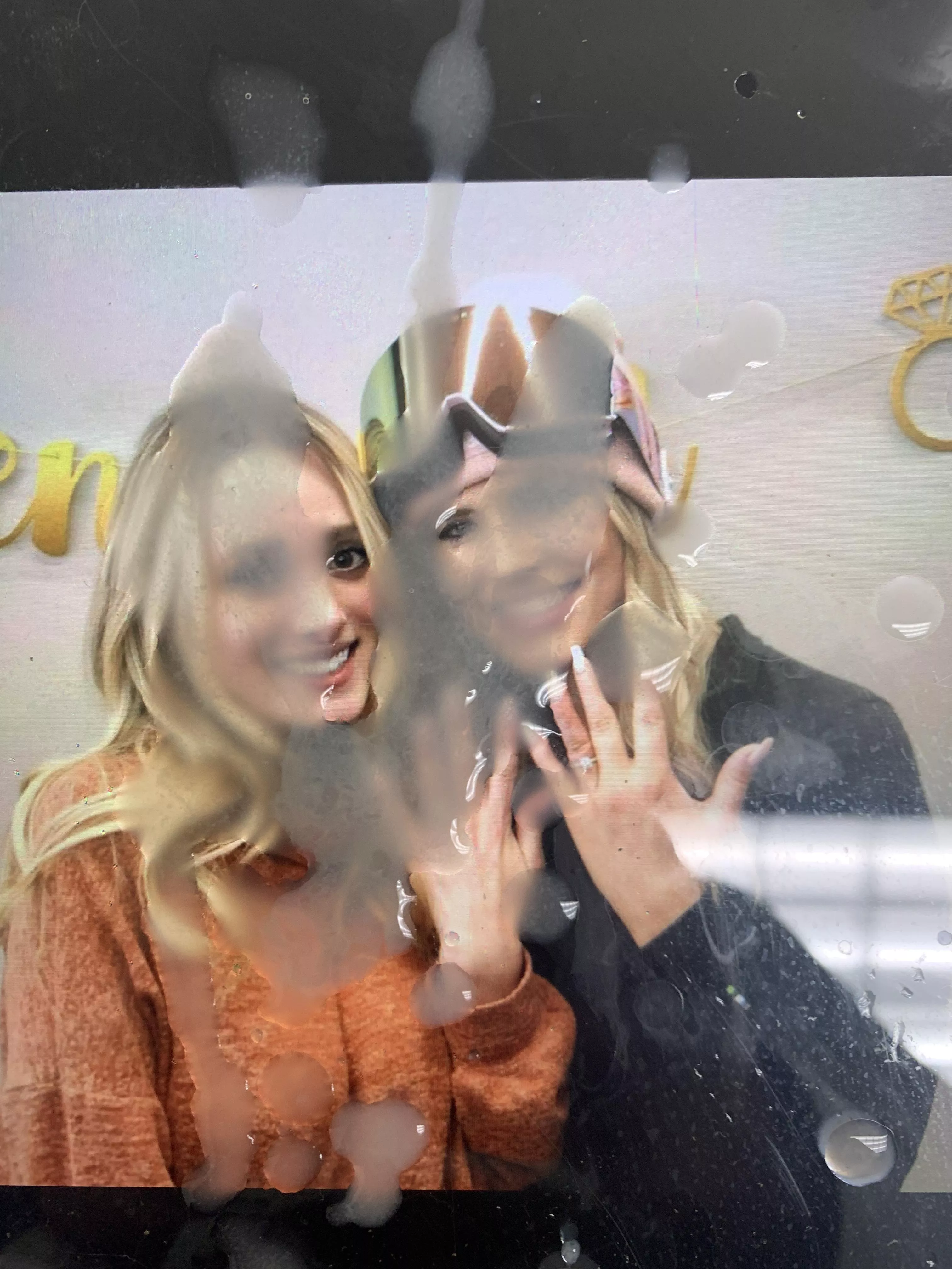 Showing off their engagement rings! posted by merbs88