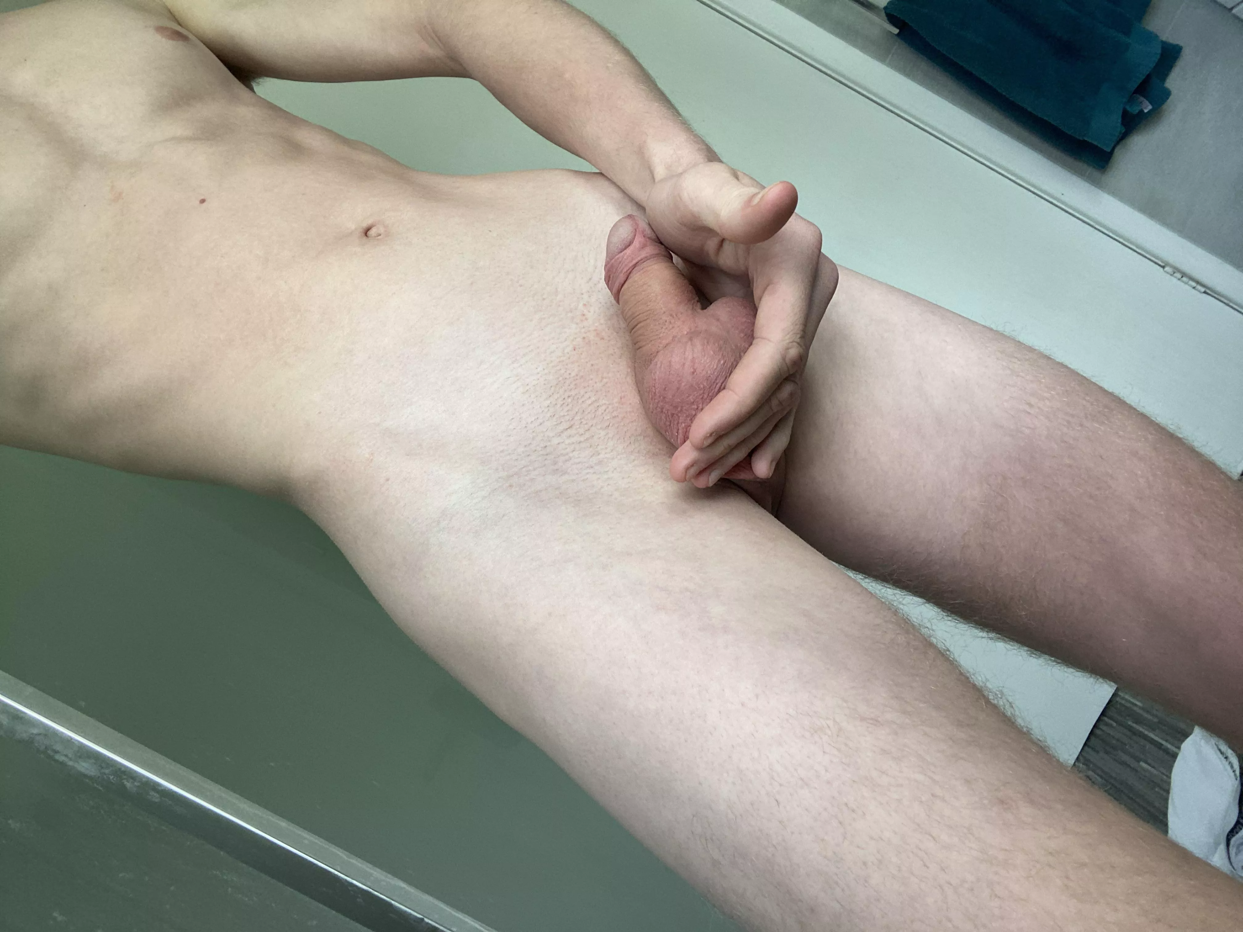 Showing you my cute little package 📦😉 posted by flynnery