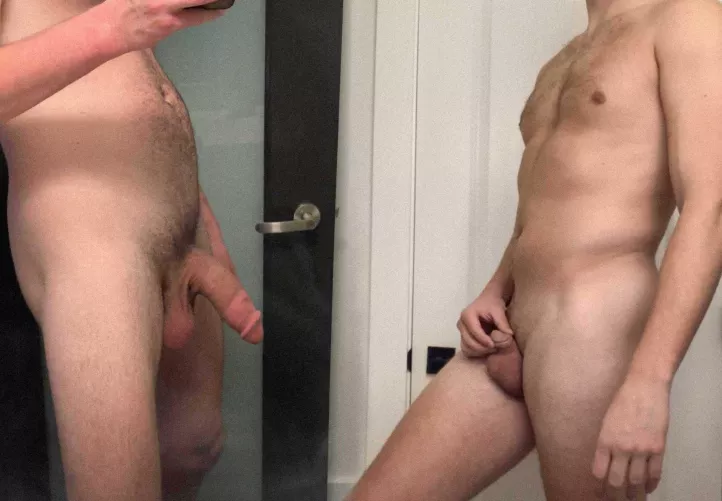 Side by side comparing with my friend by el-savage