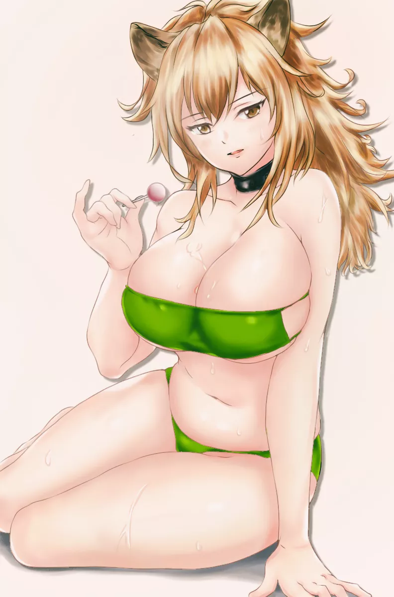 Siege Green Bikini ( Caro) [Arknghts] posted by sequence_string