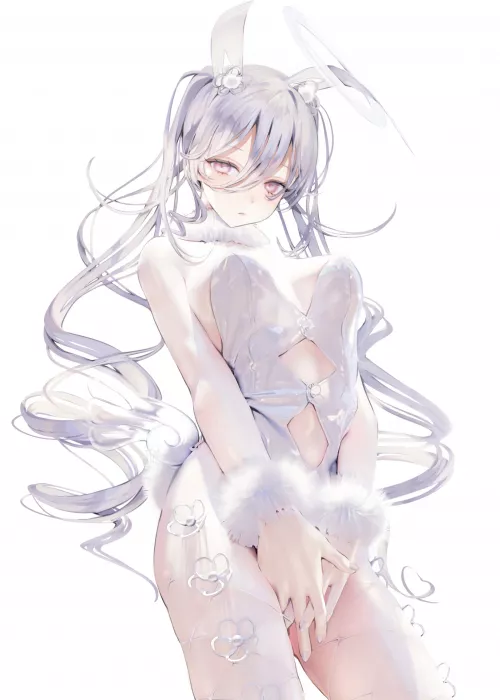 Silver Bunny [Original] by ArmorXIII