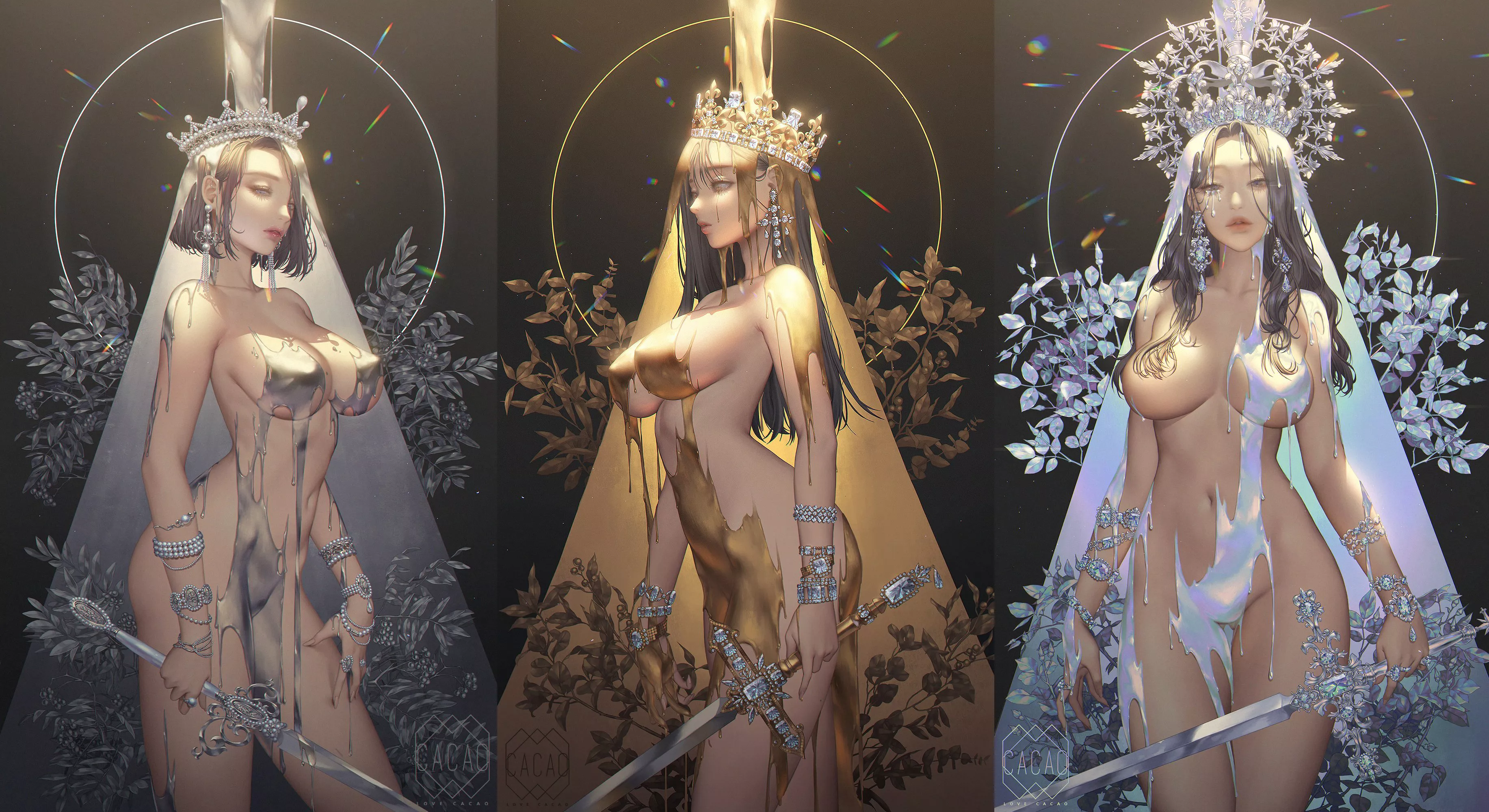 Silver, Gold & Diamond (LoveCacao) posted by ObserveAndHerve