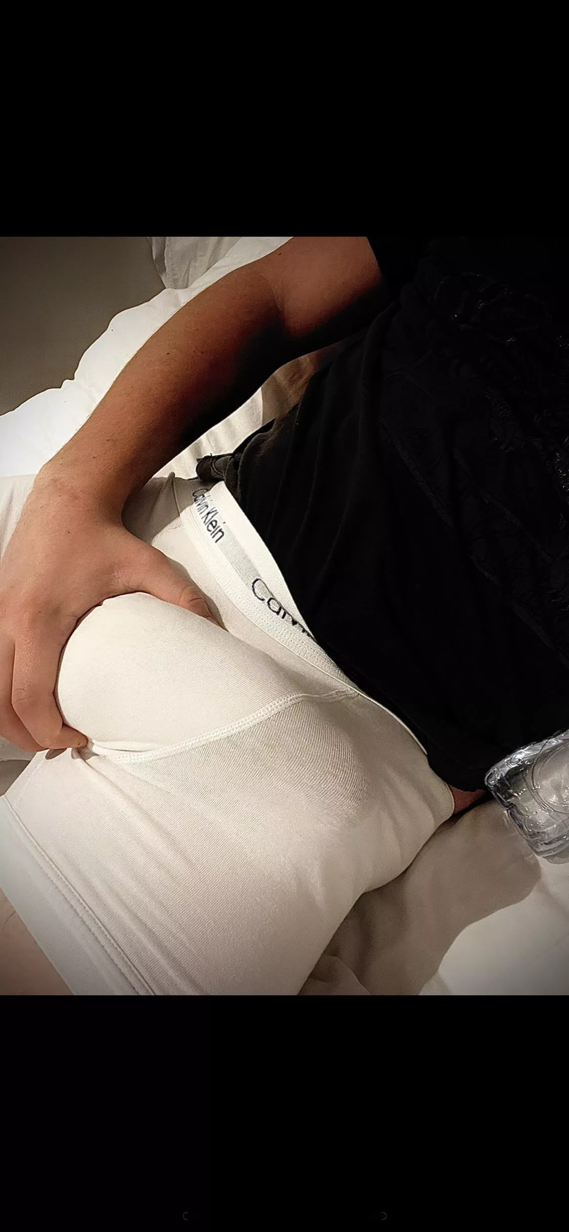 Since people don’t believe I’m soft in my last photo bulge photo. This is how much I bulge when I’m hard lol clearly there’s a big difference. posted by hct444