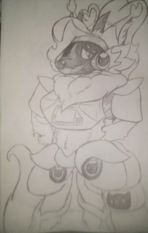 Since the Protos over on r/Protogen likes this so much.. Here it is over here! My Cat Girl Sona as a Protogen by Mallow_The_Neko