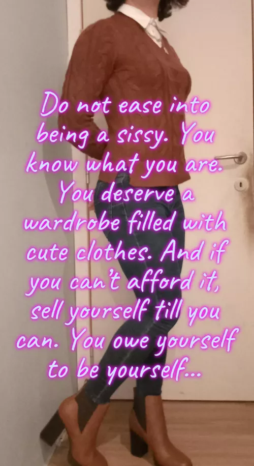 Sissies can look like cute college girls too Caption by: U/plain-water by Ellen_Hellen