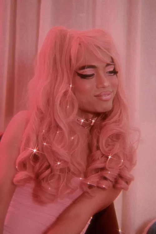 Sissy doll makeup done by Kinky Beautician by scarlettsensi