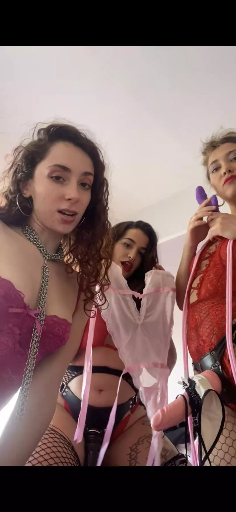 SISSY!! Listen to this opportunity. Three incredible goddesses want to play with you and we’ve prepared a 6 step course to become a femme fatale. Wanna see? We’ll receive your progress and give you our thoughts. So… come sissy sissy 🎀 we’re go posted by pervertedfairy