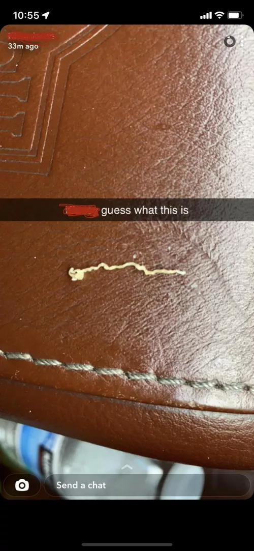 Sister sent me this biggun from her husbands back. Wish I had a vid 😱 by depressionsandwitch