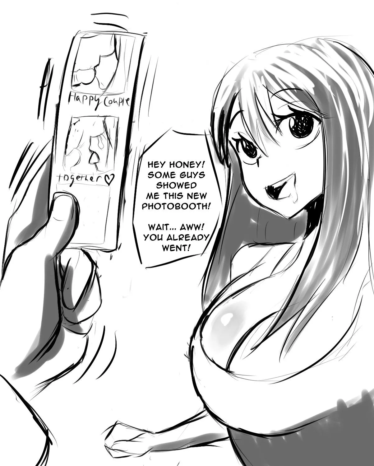 Sketch from twitter I did “NTR Photobooth” posted by electriczoomz