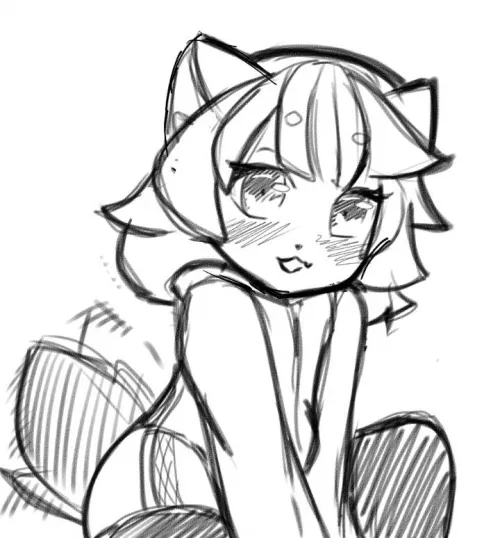 sketch of a commission by MaiaB_artist