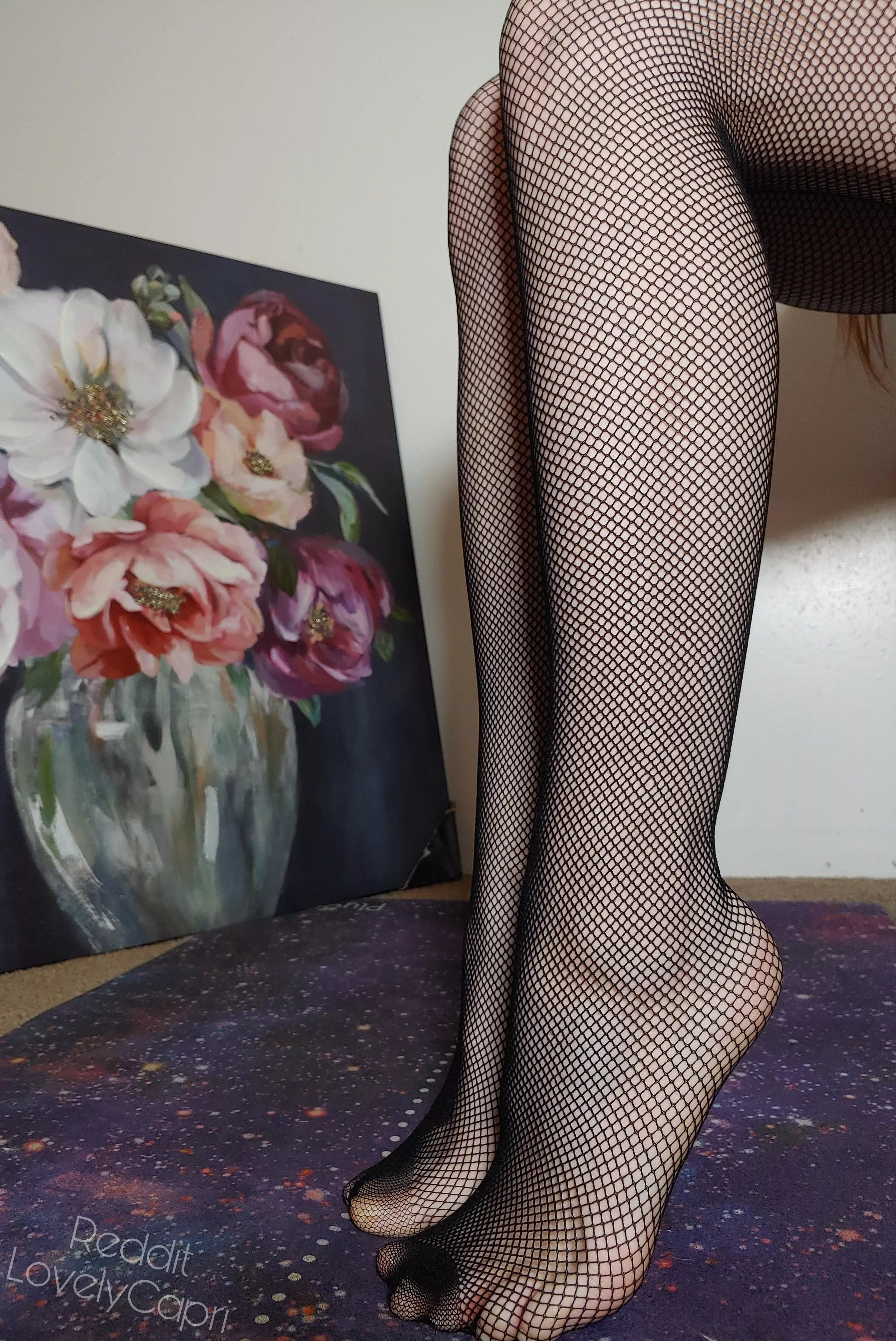 Skin tight fishnets 🙂 posted by LovelyCapri