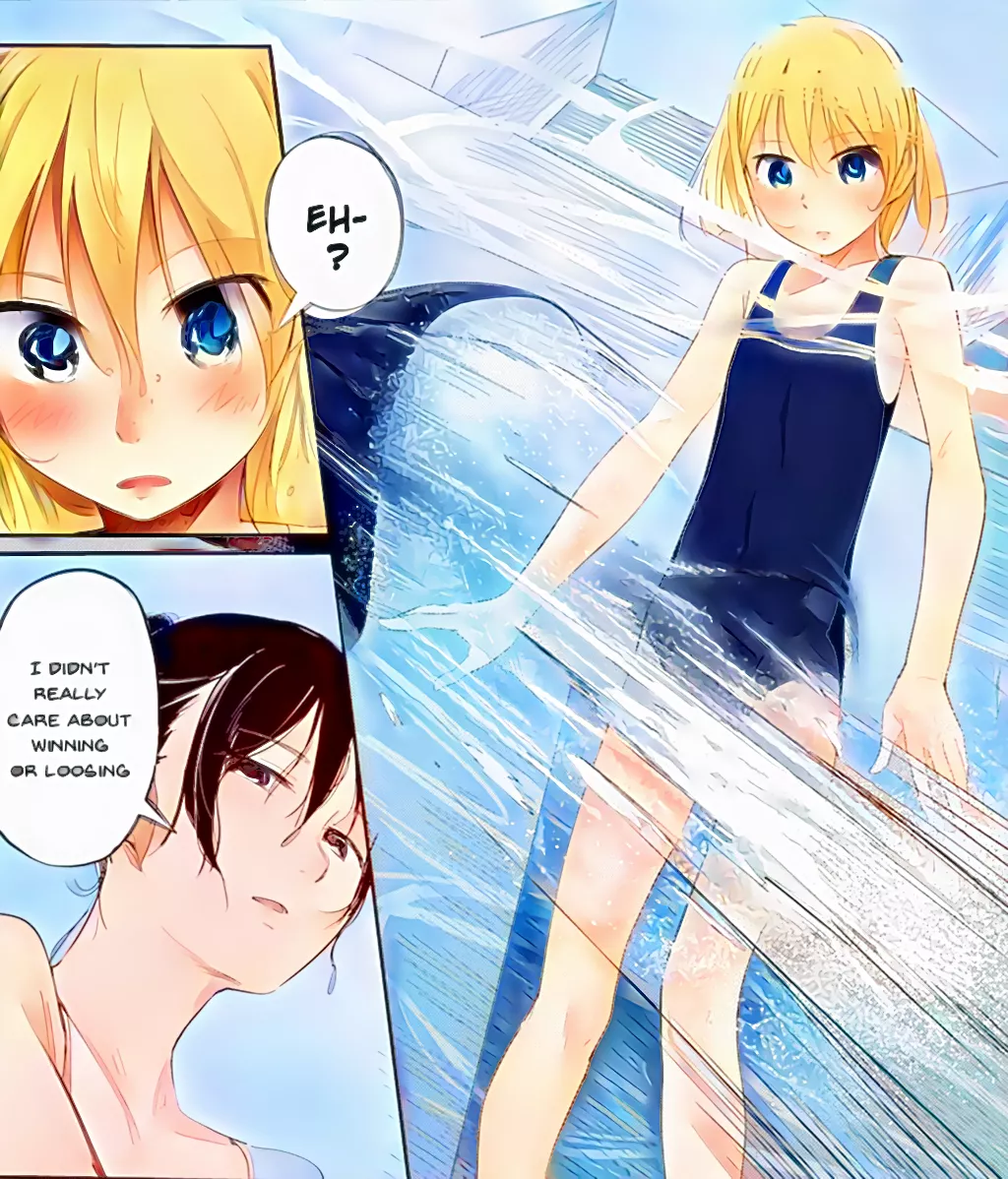 Skirt is missing 😱 Kobinata Shin from manga Trap Heroine (Kohinata Makoto from Torappu Hiroin) AI colorized posted by GroundbreakingAd3698