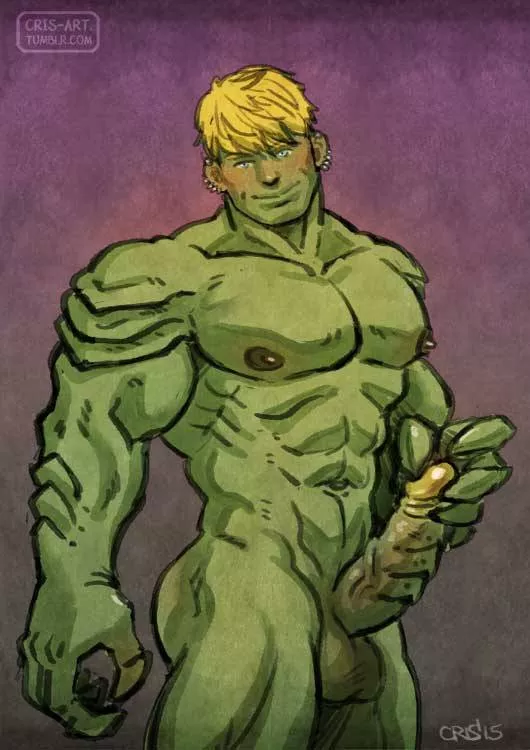 Skrull-dick Hulkling by CrisArts posted by manmadeofhonor