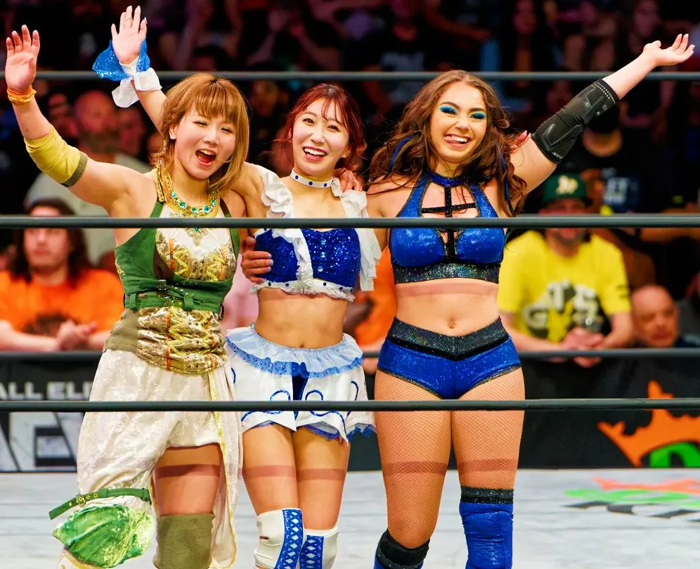 Skye Blue Cops A Feel Of Riho posted by TheAEDub