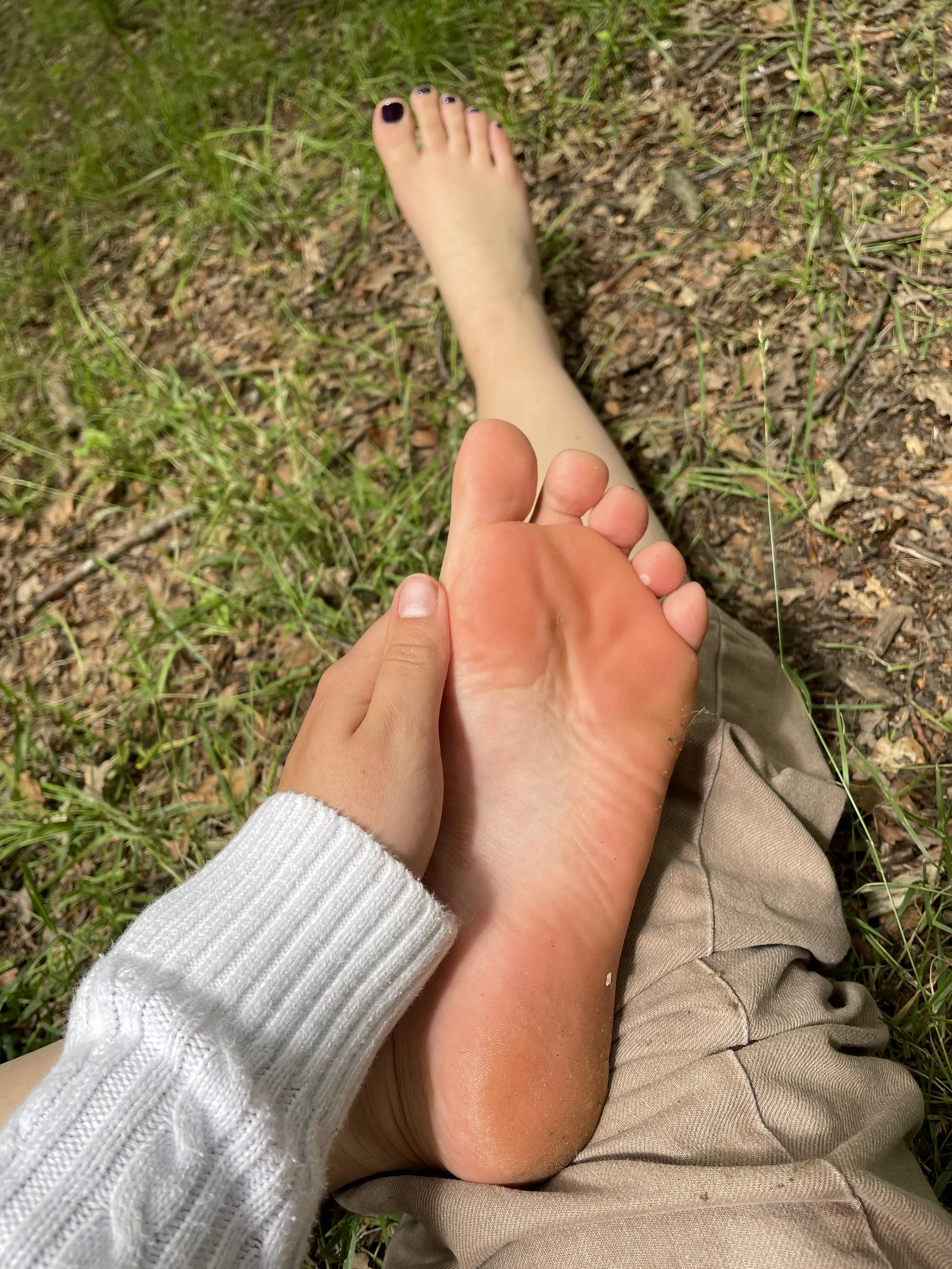 Slap yourself in the balls for every wrinkle you count! 😈💋 posted by Misstresspinkfeet