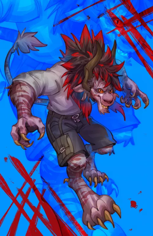 Slash! Slash! Finished client commission for VAY. My commissions are open starting from $50. by Outrageous_Work_2863