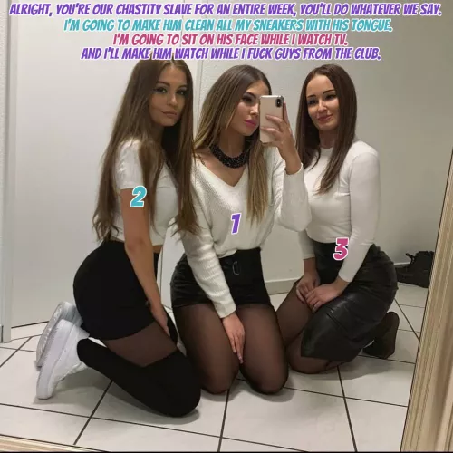 Slave to them for a week by No-Opportunity1369