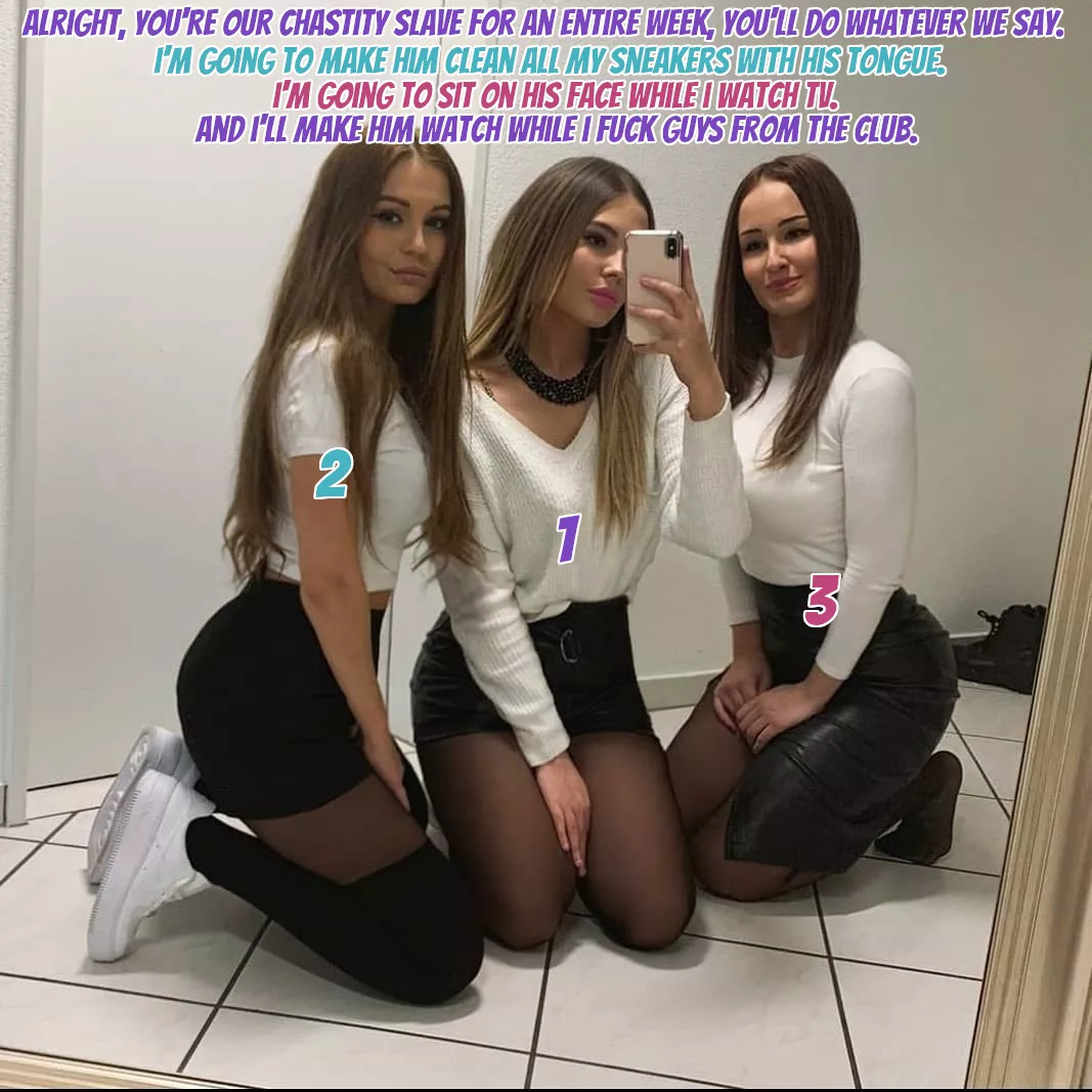 Slave to them for a week posted by No-Opportunity1369