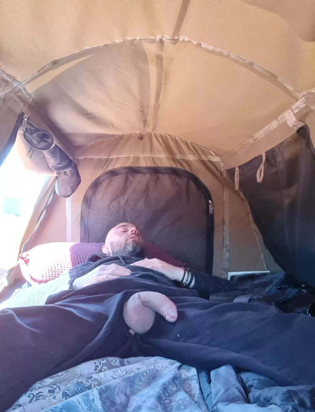 Sleeping with the cock out, on purpose. posted by FinleyDewson