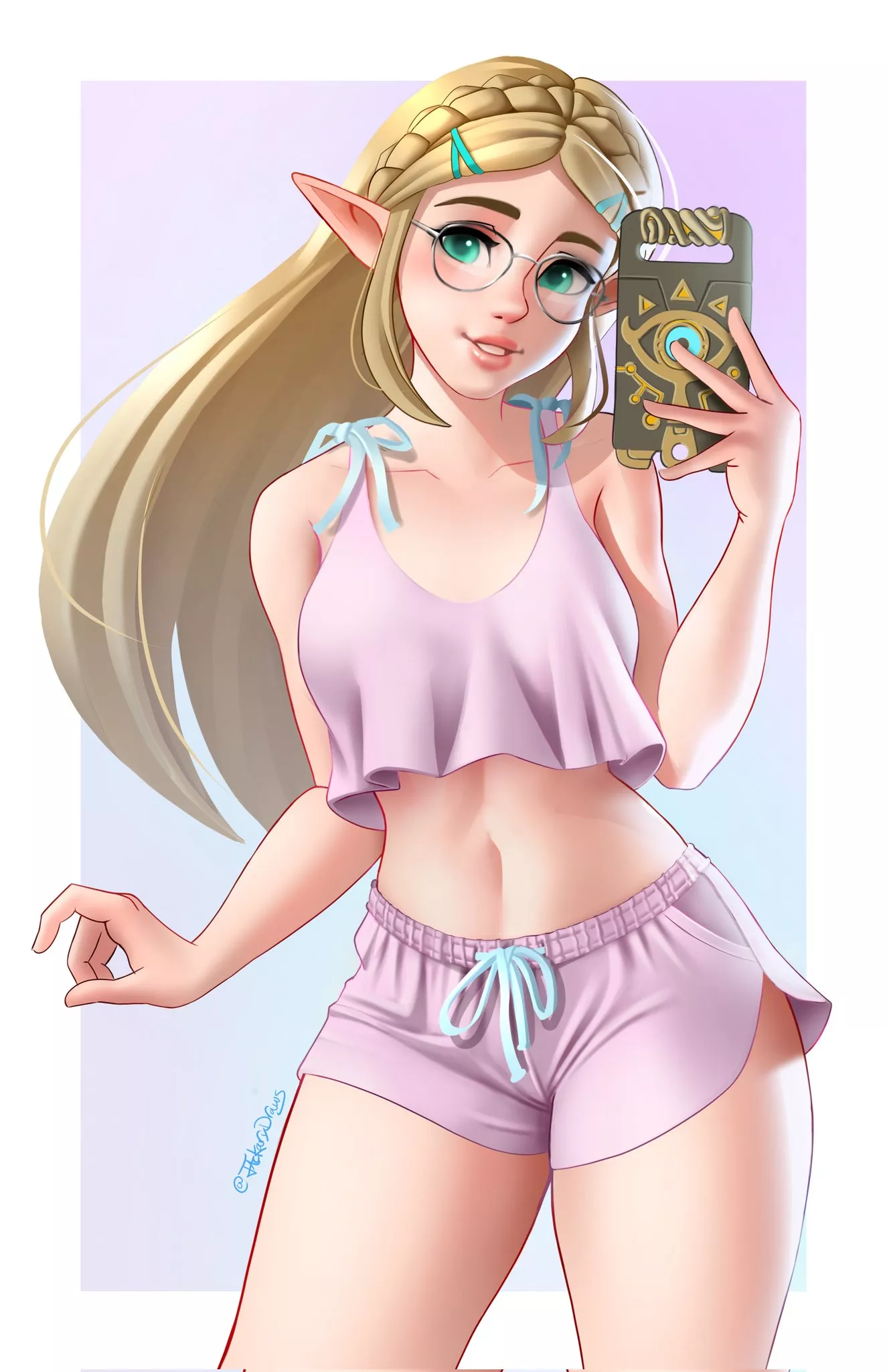 Sleepover with Zelda [Jackarydraws] posted by itftjte