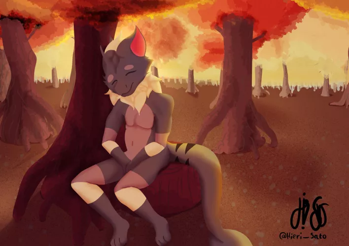 Sleepy (art by me, @Hieri_Sato on Twitter) by Hieri_Sato