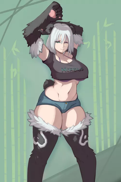 Sleepy Panda (Ren Xiongmao) by Cayul_