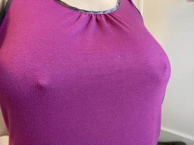 Slept in my favorite tank. Time to shower. Any of my lovers care to join me?? 😘 by beautifulbrowngirl19