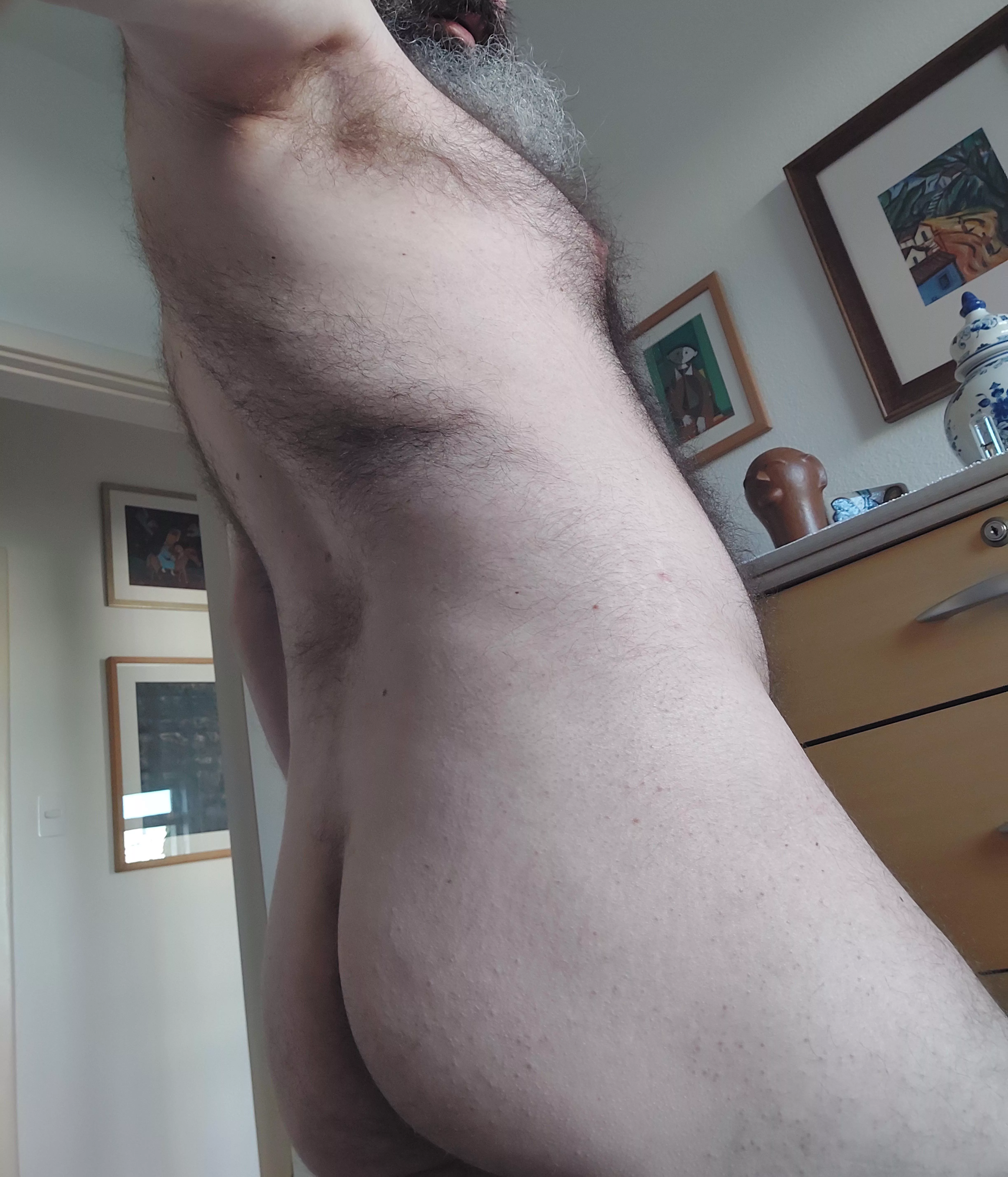 slide your hands on my curves and your cock in my fuzzy crack :) posted by bottombear1984