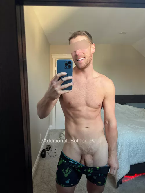 Slowly pulling my boxers down for you by Additional_Bother_92