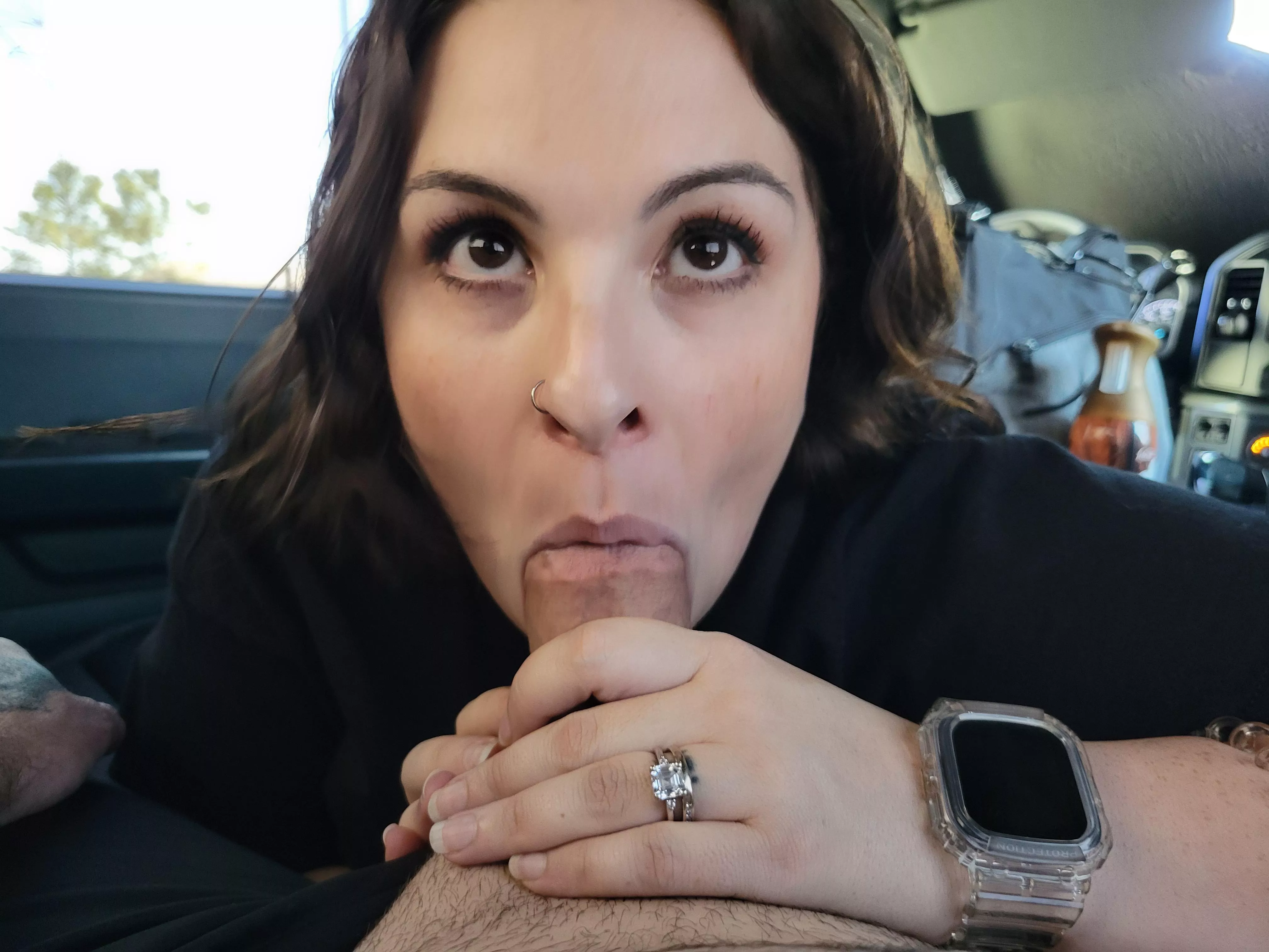 Slut wife eating lunch posted by DanceWithTheDev1l