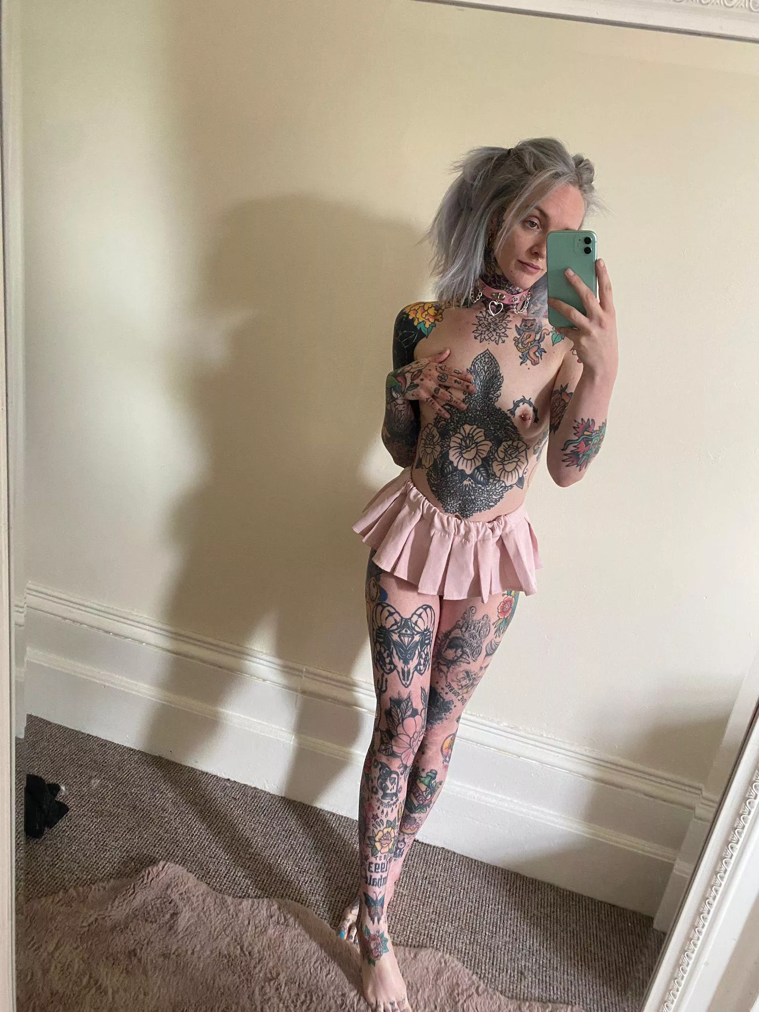 small and cute in my little school skirt posted by kkushbabyy
