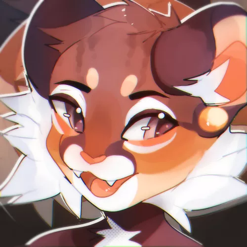 Smile! (owed art, art by me) by momochaiix