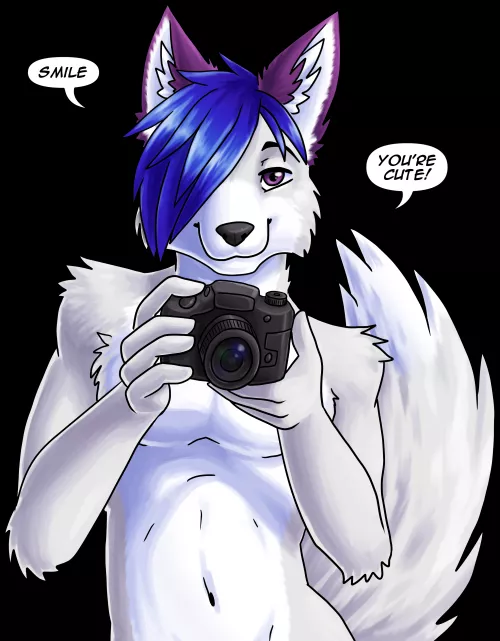 Smile! You're cute. art by TheKC by PwnThaMan