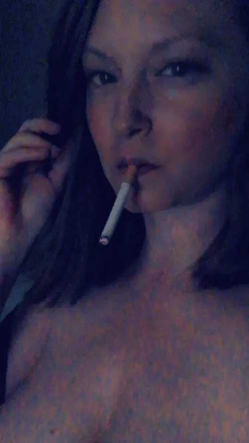 Smoke before the sun came up 🖤 by Beautiful_Being8591
