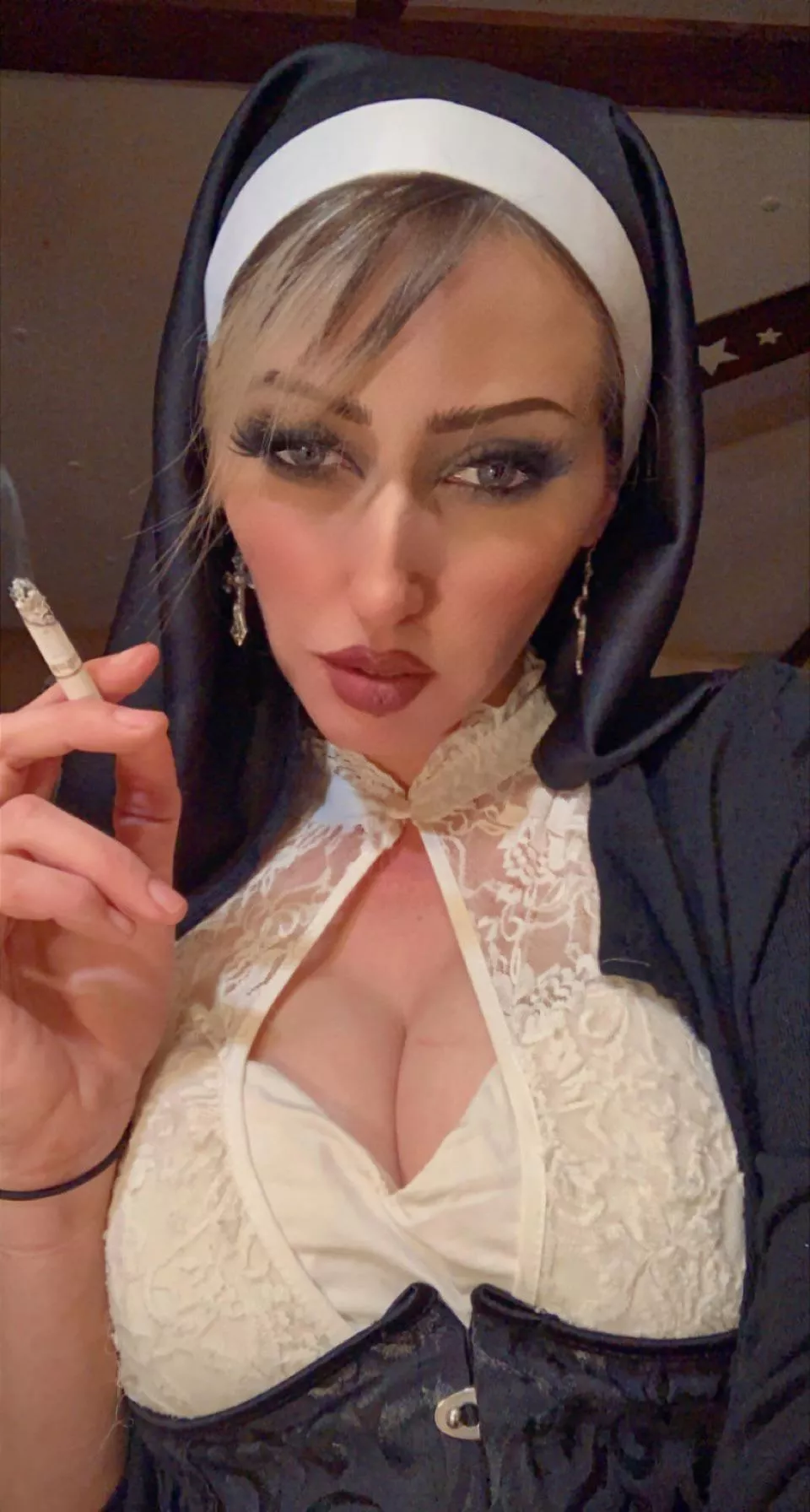 Smoking nun. Blasphemy. posted by Icy_Information3915