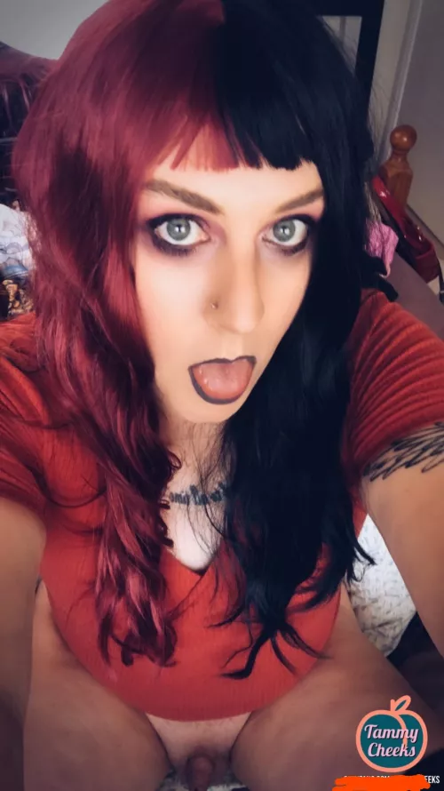 Smol clitty big ass goth girls are the best 😇🖤 by TammyCheeks