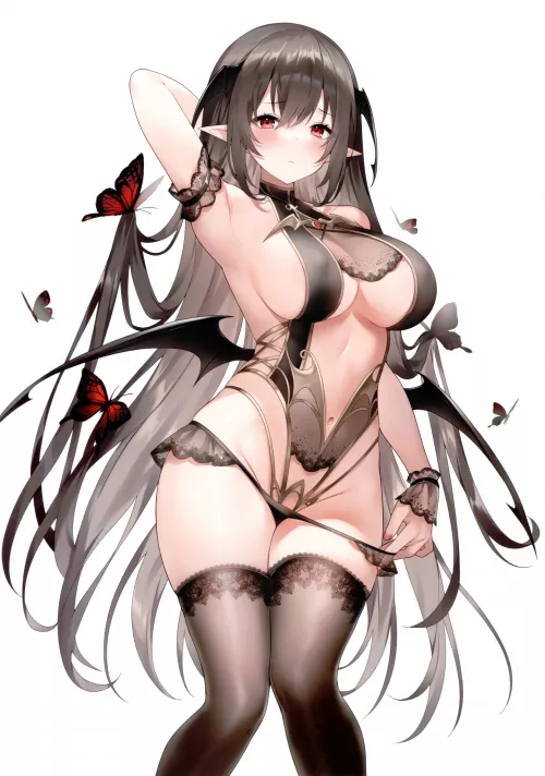 Smooth elf armpits by konosubaa002