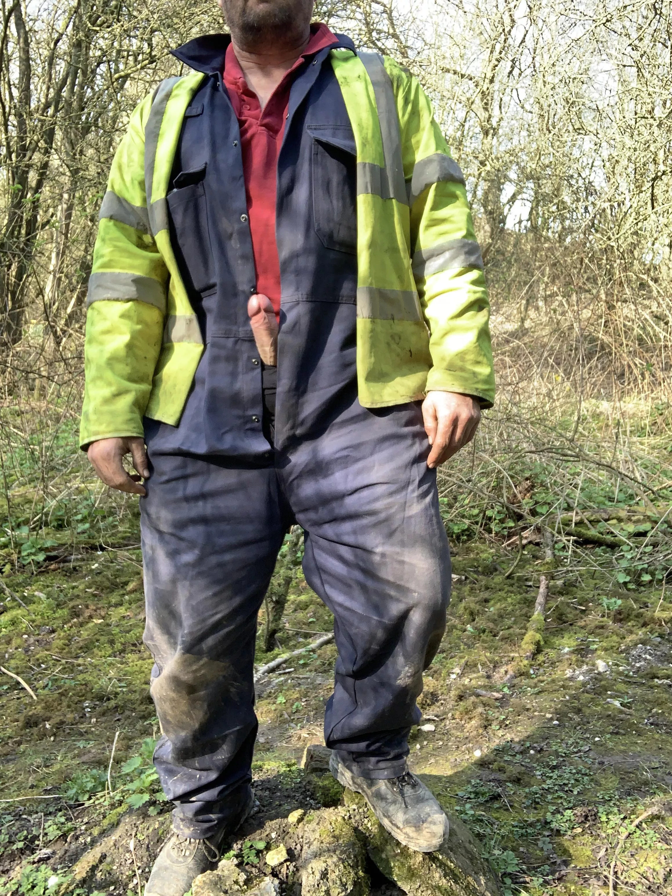 Sneaked off into woods for a flash! 😂 posted by Boredoldgamer